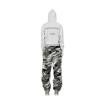 DINGYUN ZHANG Crew Hoodie Slim Fit Heather Gray