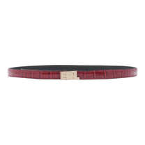 ERL Croc Belt Small Leather Red