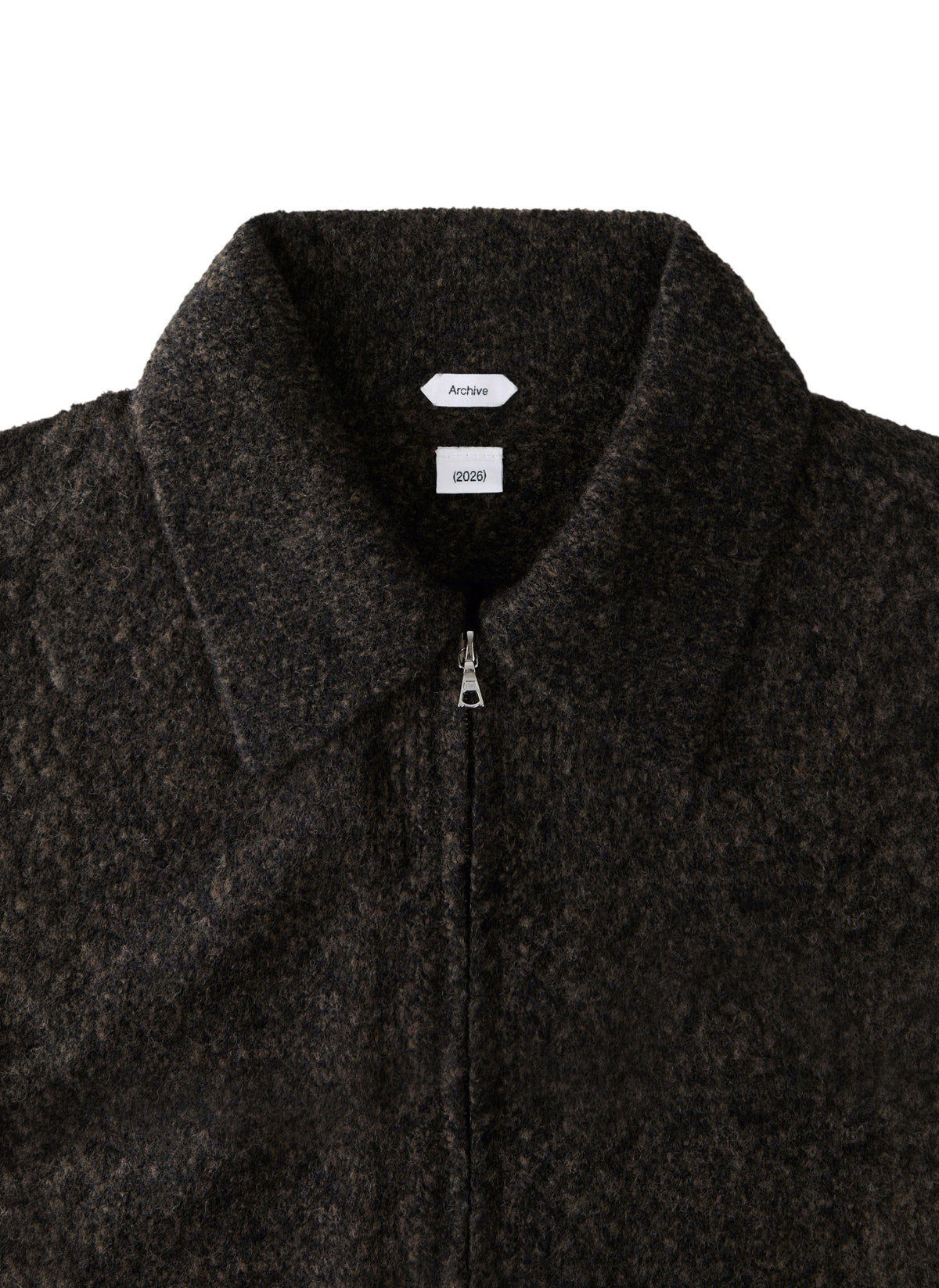 Post Archive Faction Knit Zip Shirt (Archive) Brown