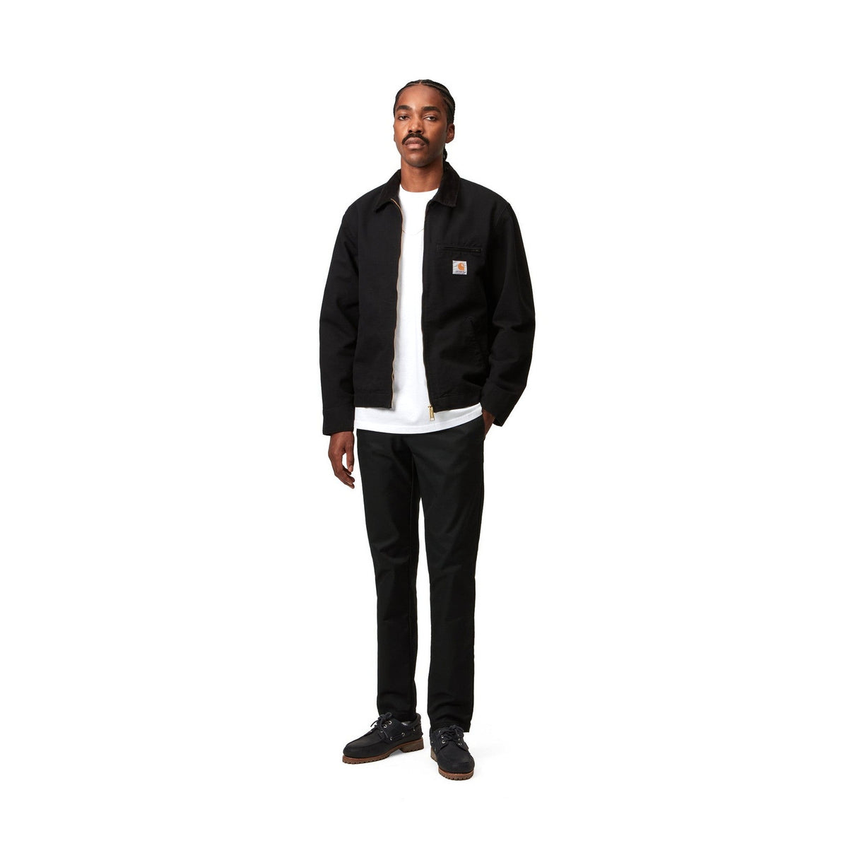 Carhartt WIP Sid Pant Black, Rinsed