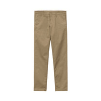 Carhartt WIP Sid Pant Leather, Rinsed
