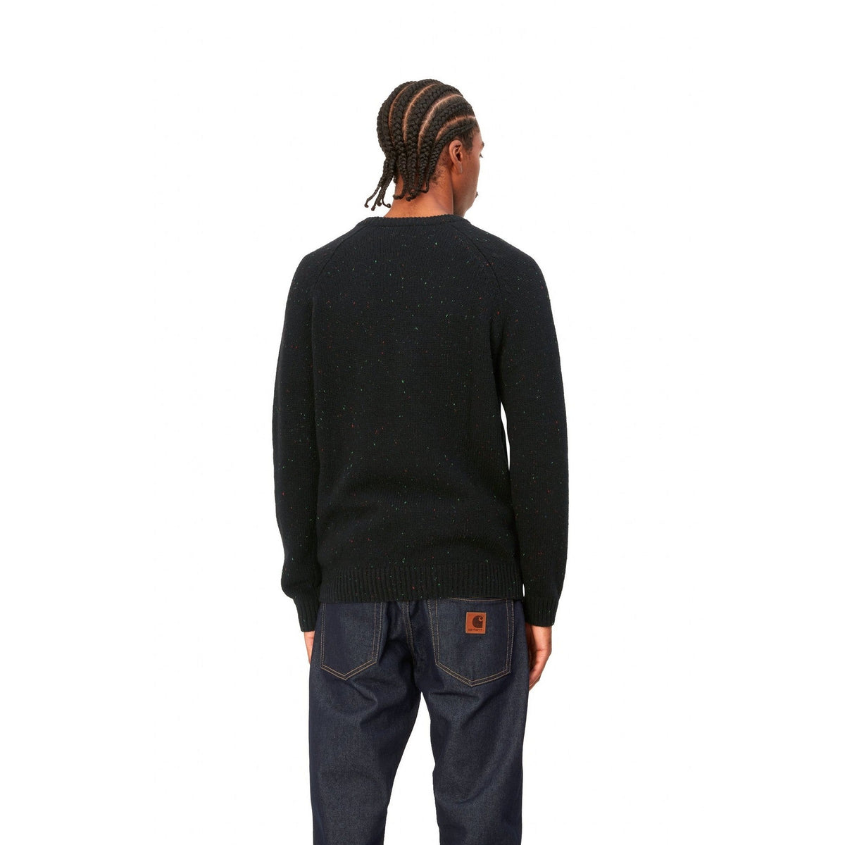 Carhartt WIP Anglistic Sweater Speckled Black