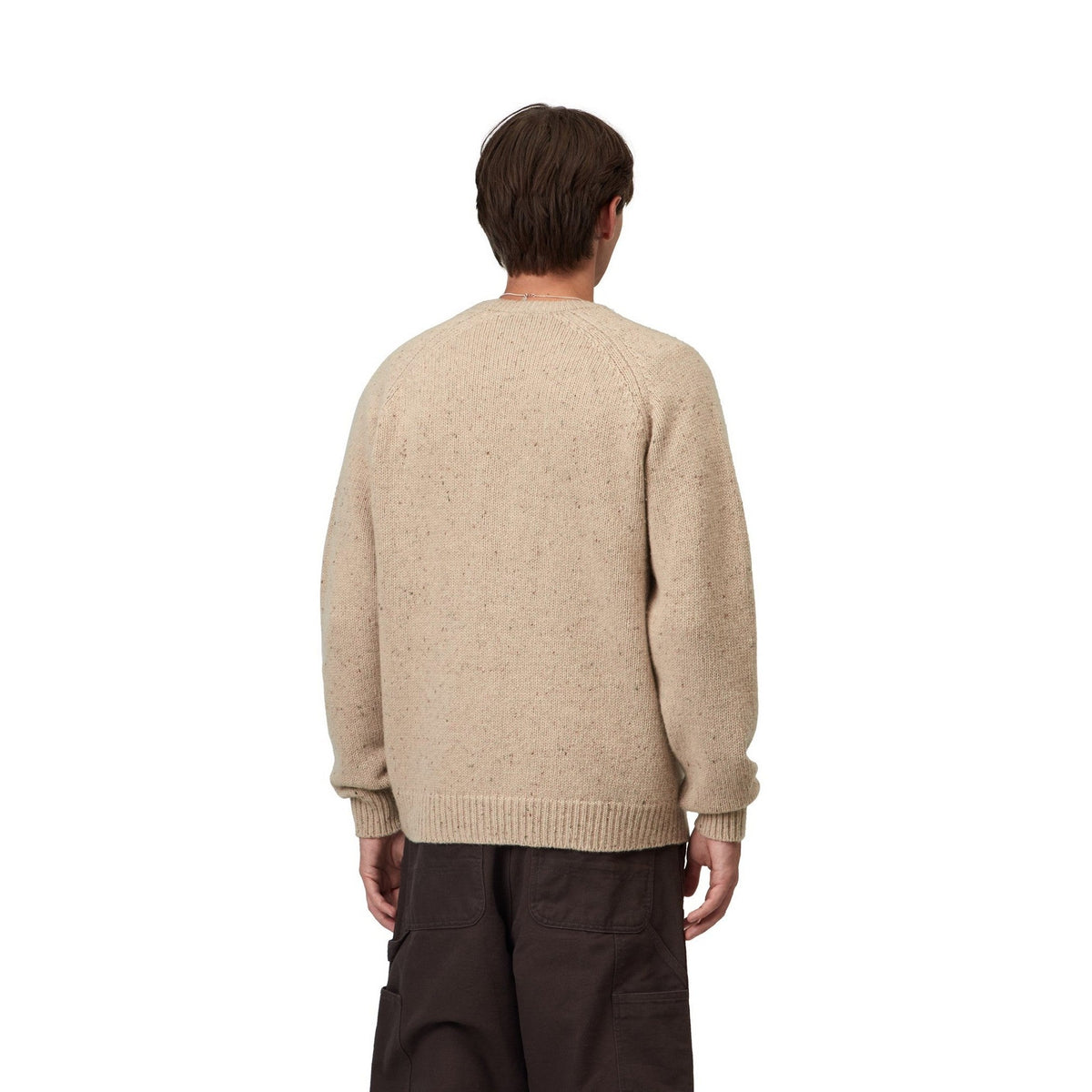 Carhartt WIP Anglistic Sweater Speckled Fleur de Sel
