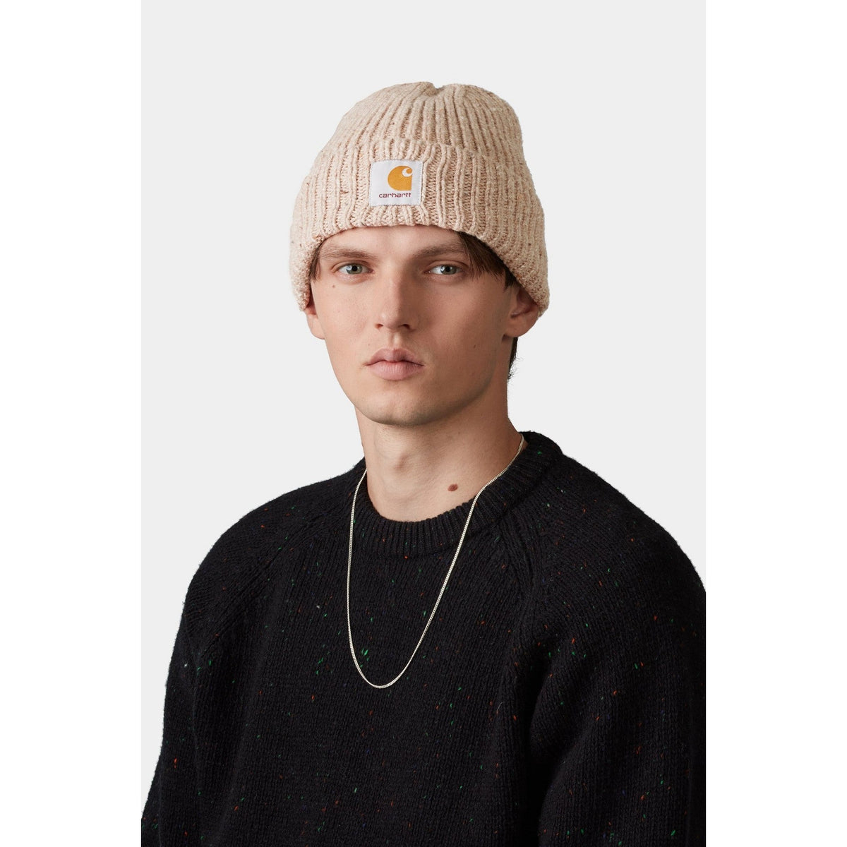 Carhartt WIP Anglistic Beanie Speckled Fleur de Sel