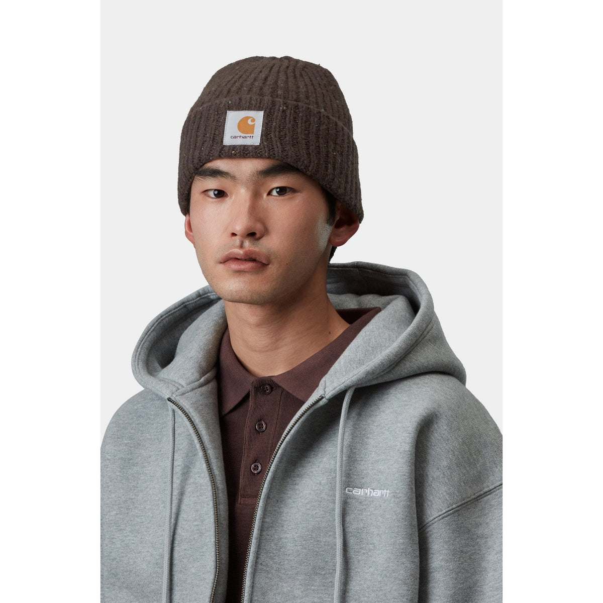 Carhartt WIP Anglistic Beanie Speckled Tobacco