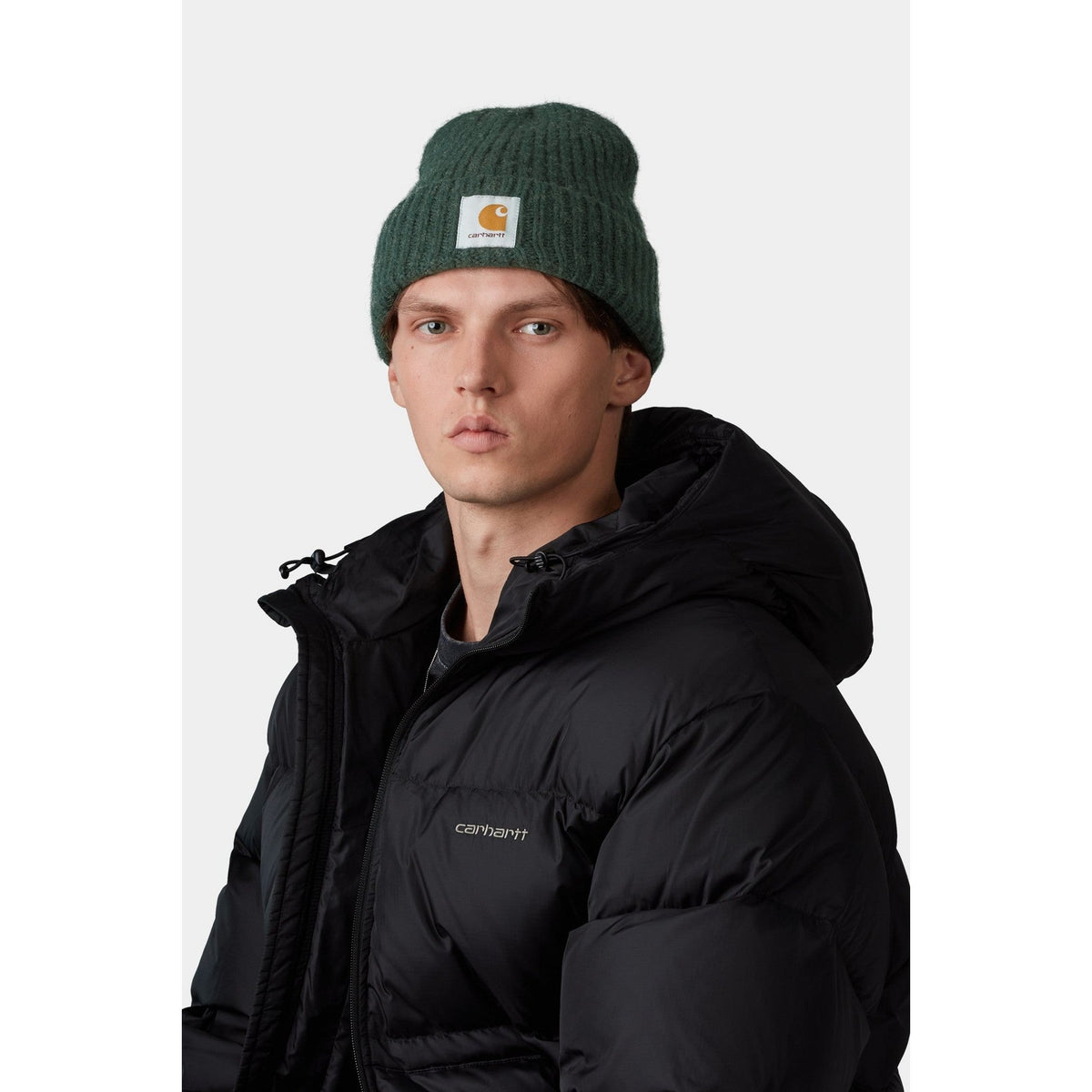 Carhartt WIP Anglistic Beanie Speckled Dark Scarab