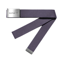 Carhartt WIP Clip Belt Chrome Shady Purple