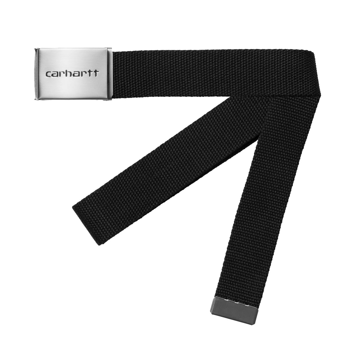 Carhartt WIP Clip Belt Chrome Black