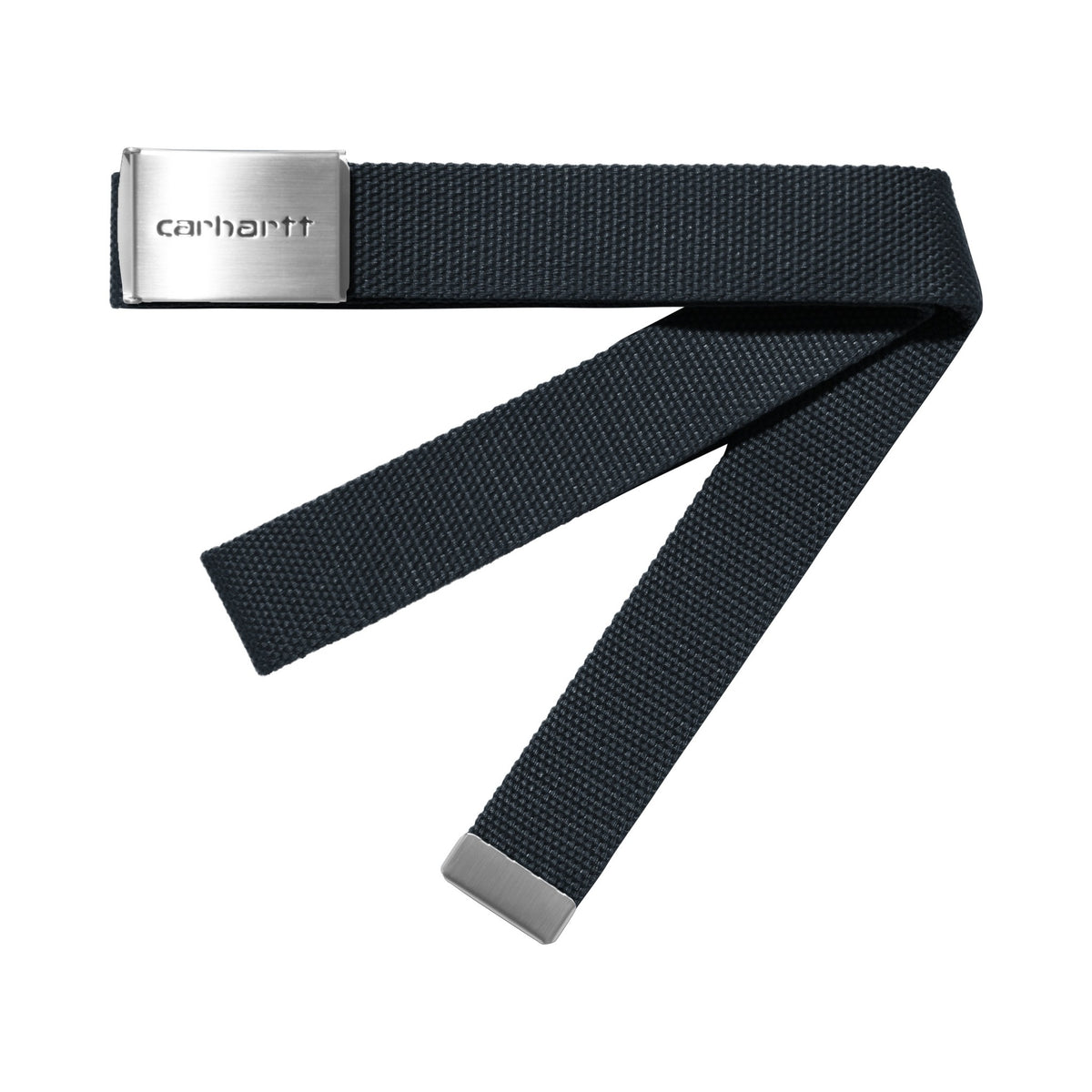 Carhartt WIP Clip Belt Chrome Deep Night