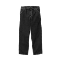 Carhartt WIP Simple Pant Black, Stone washed