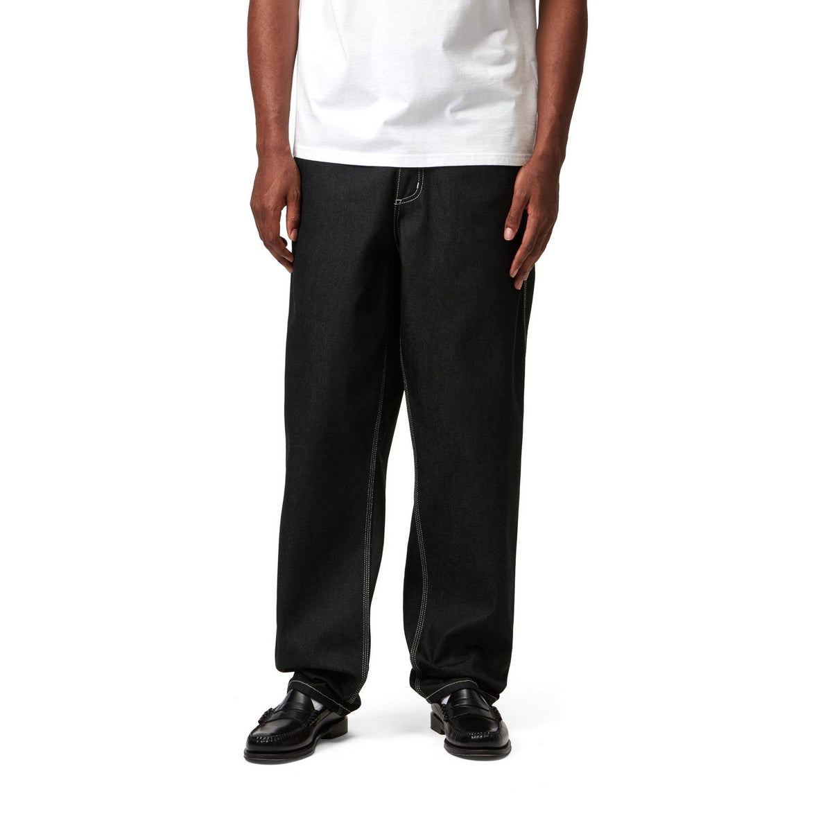Carhartt WIP Simple Pant Black, One wash