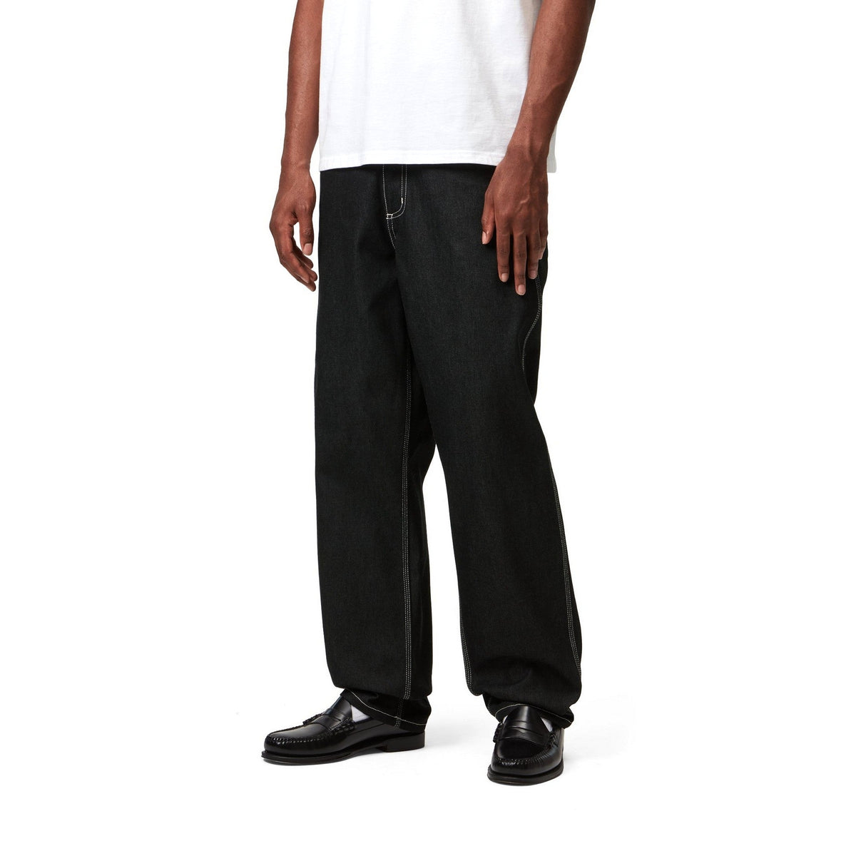 Carhartt WIP Simple Pant Black, One wash
