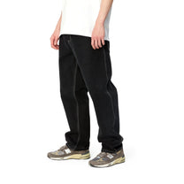 Carhartt WIP Simple Pant Black, Heavy stone wash