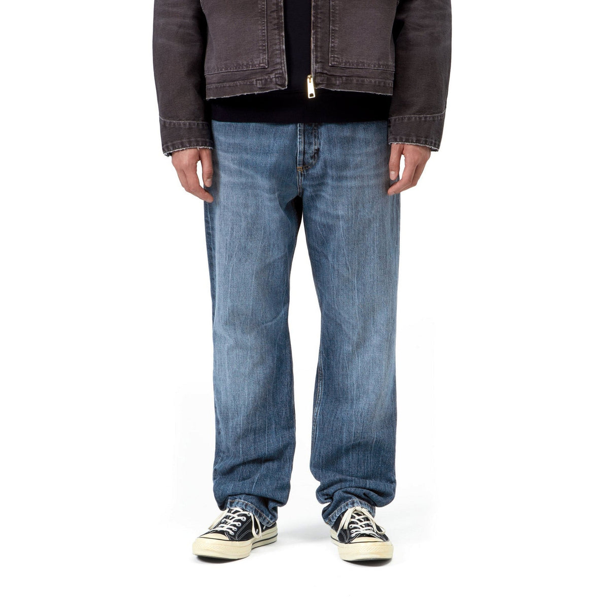 Carhartt WIP Marlow Pant Blue, Marble used wash