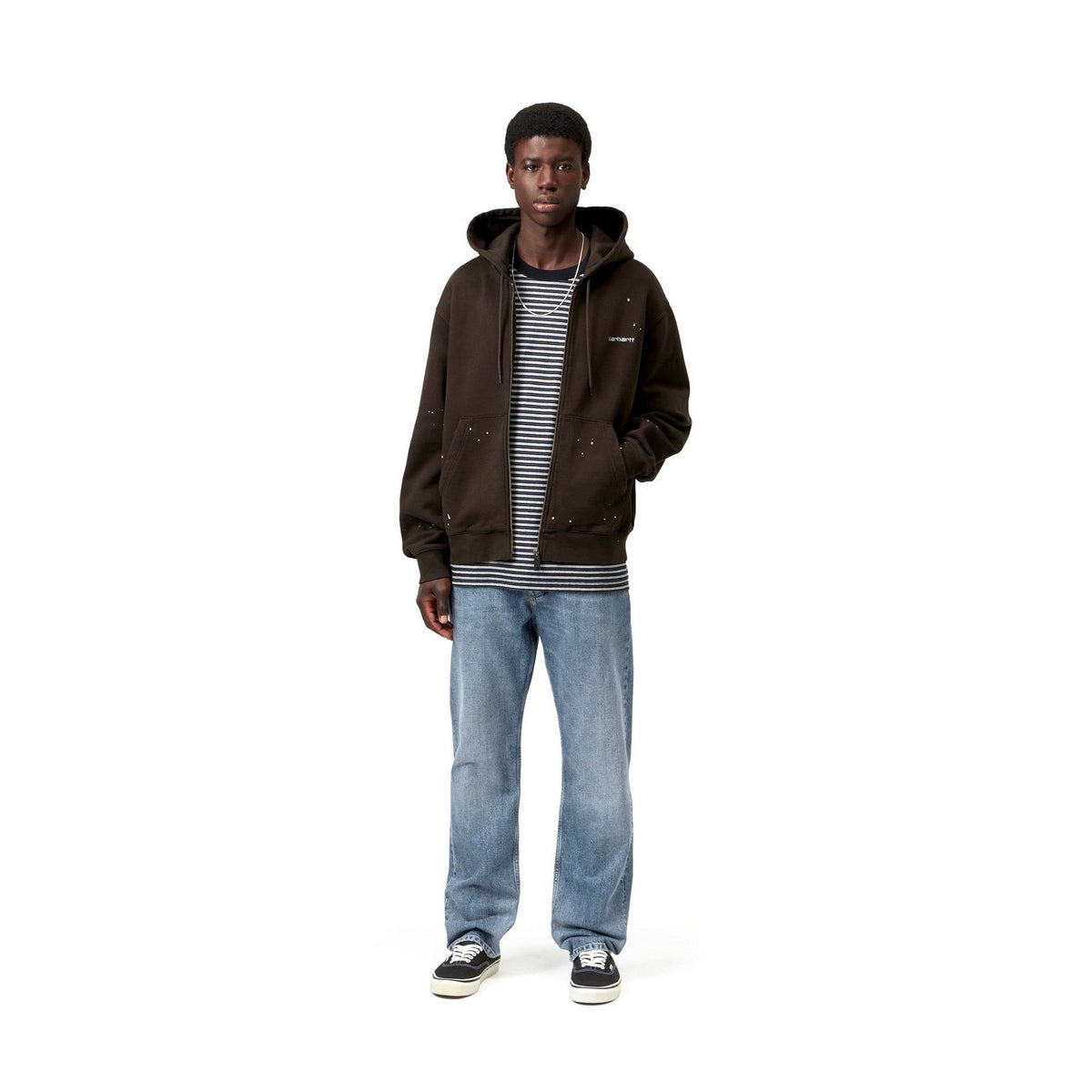 Carhartt WIP Marlow Pant Blue, Worn bleached