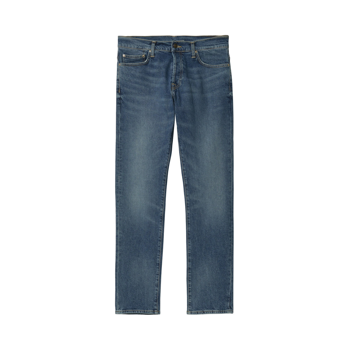 Carhartt WIP Klondike Pant Blue, Mid used wash