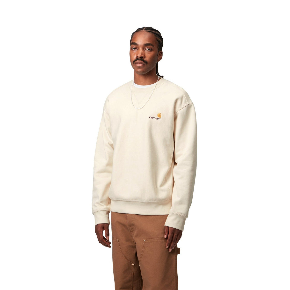 Carhartt WIP American Script Sweatshirt Natural