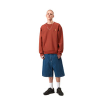 Carhartt WIP American Script Sweatshirt Oxide Red