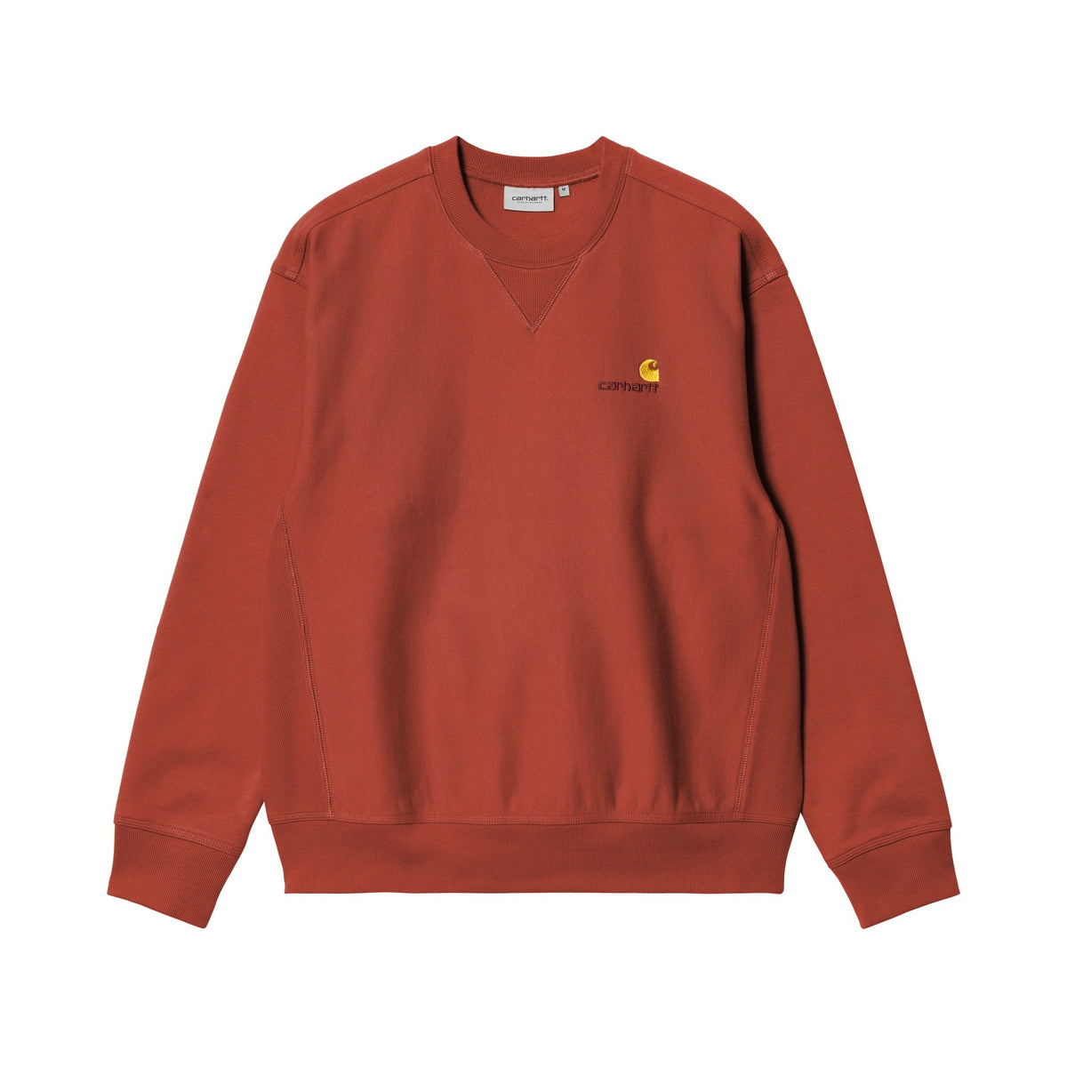 Carhartt WIP American Script Sweatshirt Oxide Red