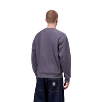 Carhartt WIP American Script Sweatshirt Shady Purple