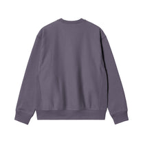 Carhartt WIP American Script Sweatshirt Shady Purple