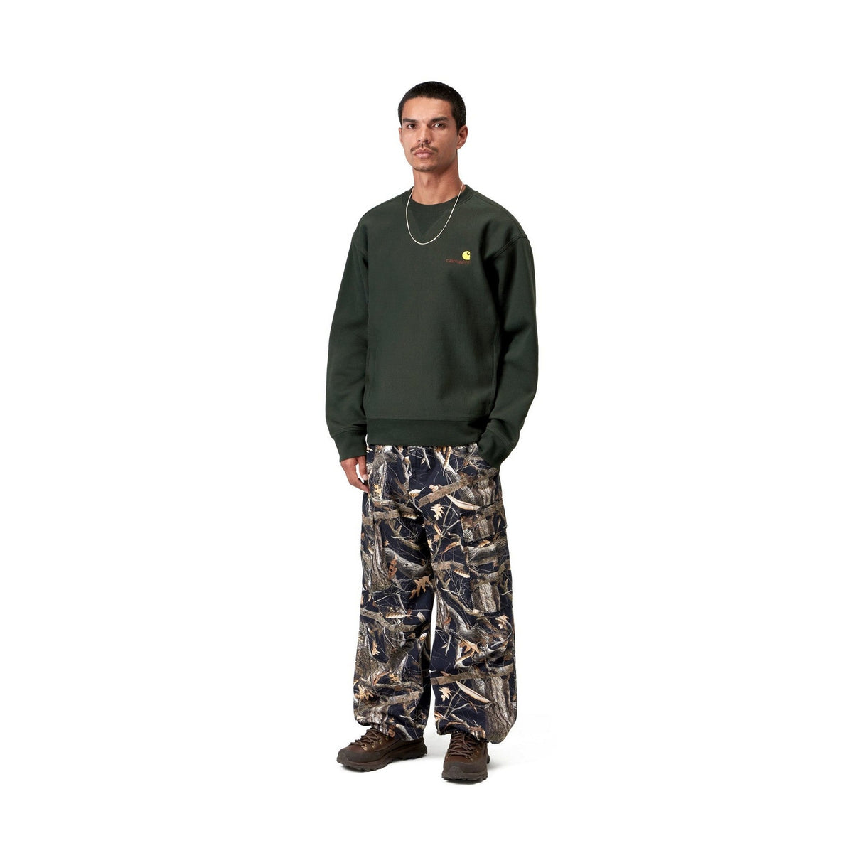 Carhartt WIP American Script Sweatshirt Raven