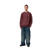 Carhartt WIP American Script Sweatshirt Amarone
