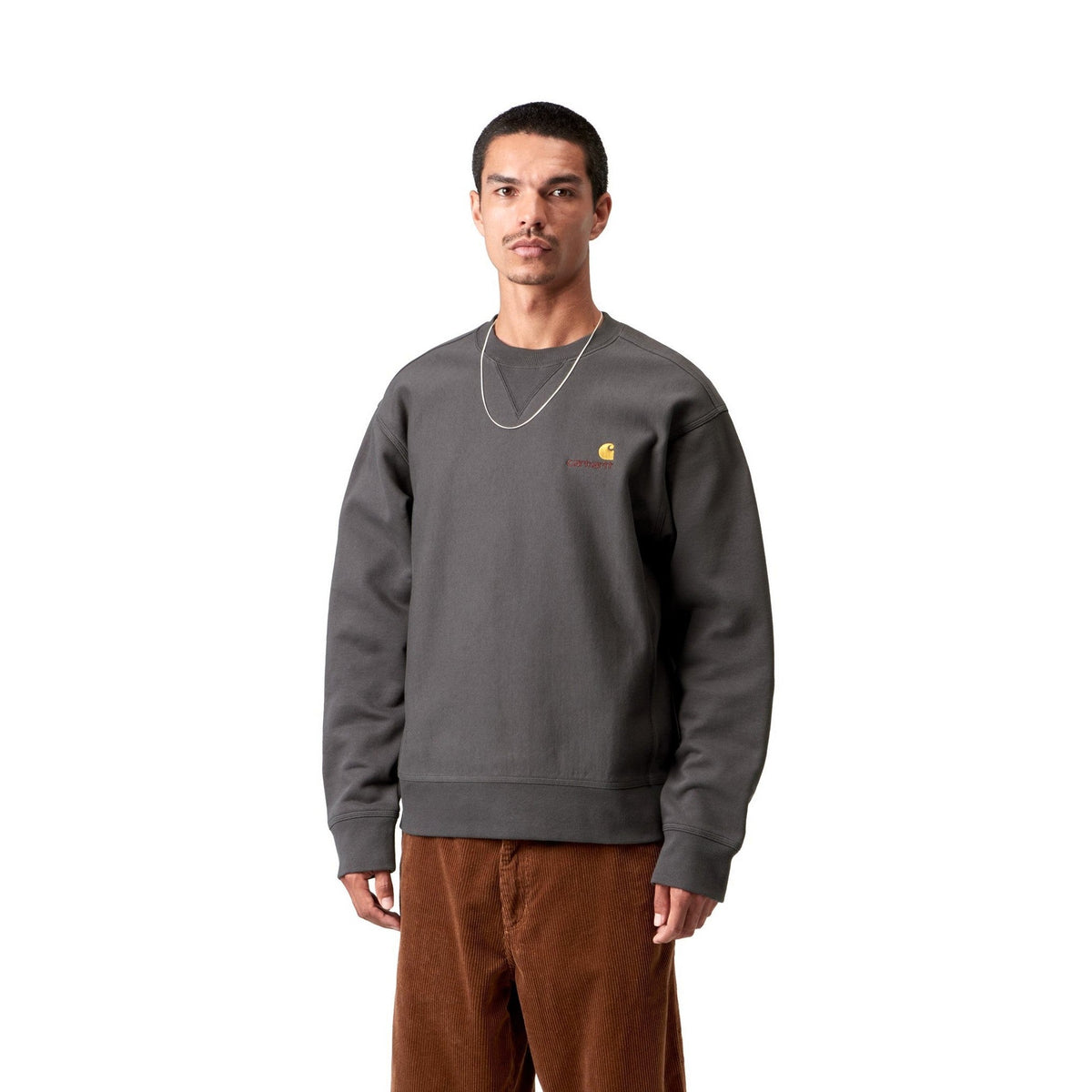 Carhartt WIP American Script Sweatshirt Graphite