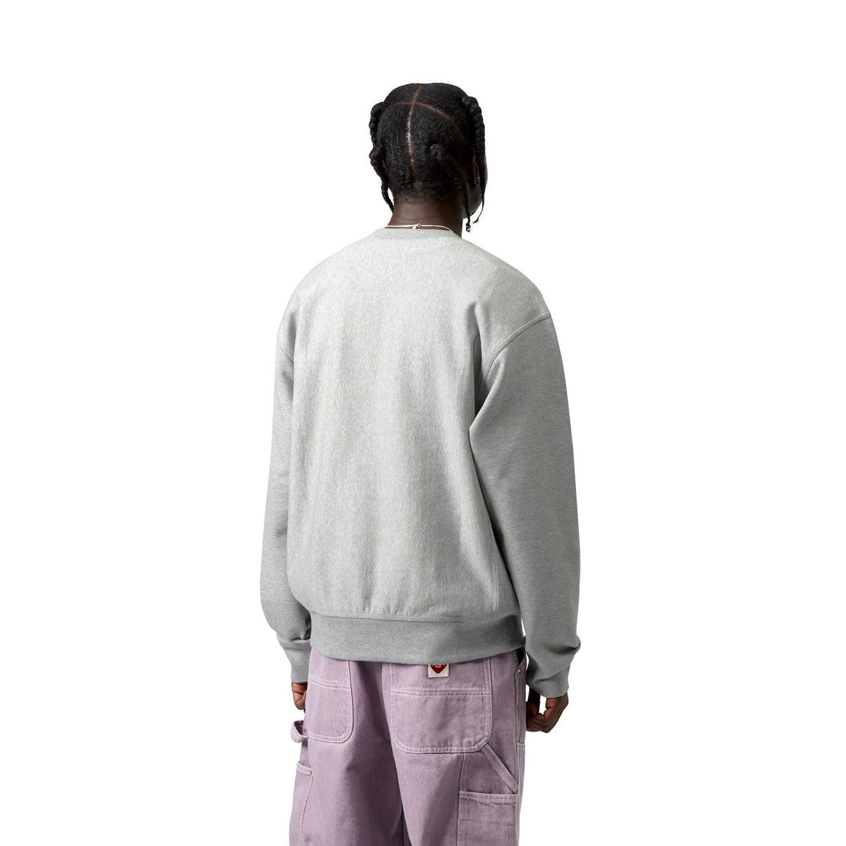 Carhartt WIP American Script Sweatshirt Grey Heather