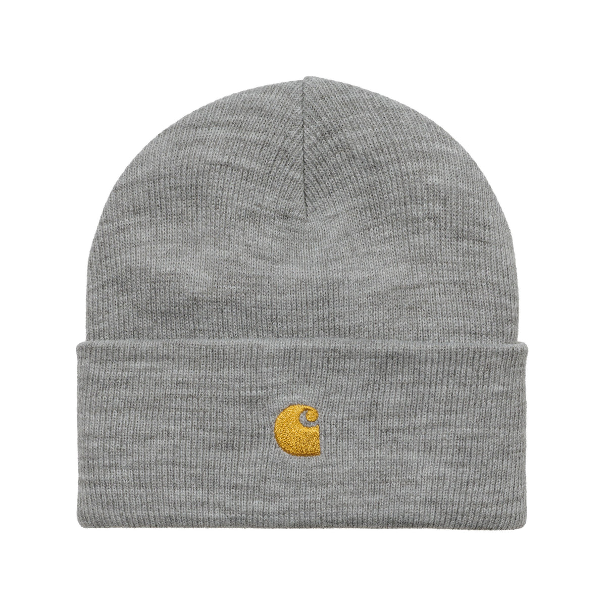 Carhartt WIP Chase Beanie Grey Heather / Gold