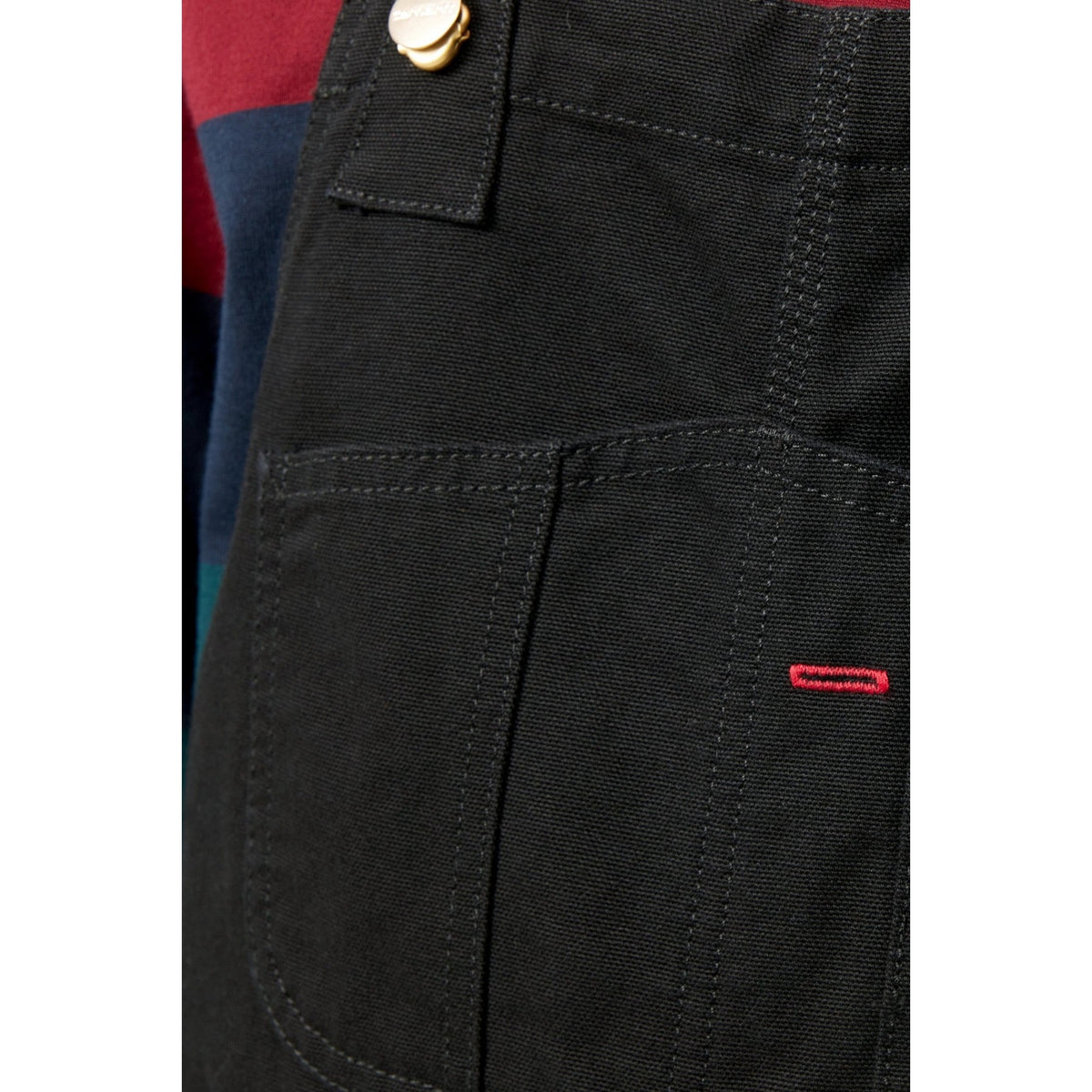 Carhartt WIP Bib Overall Black, Rinsed