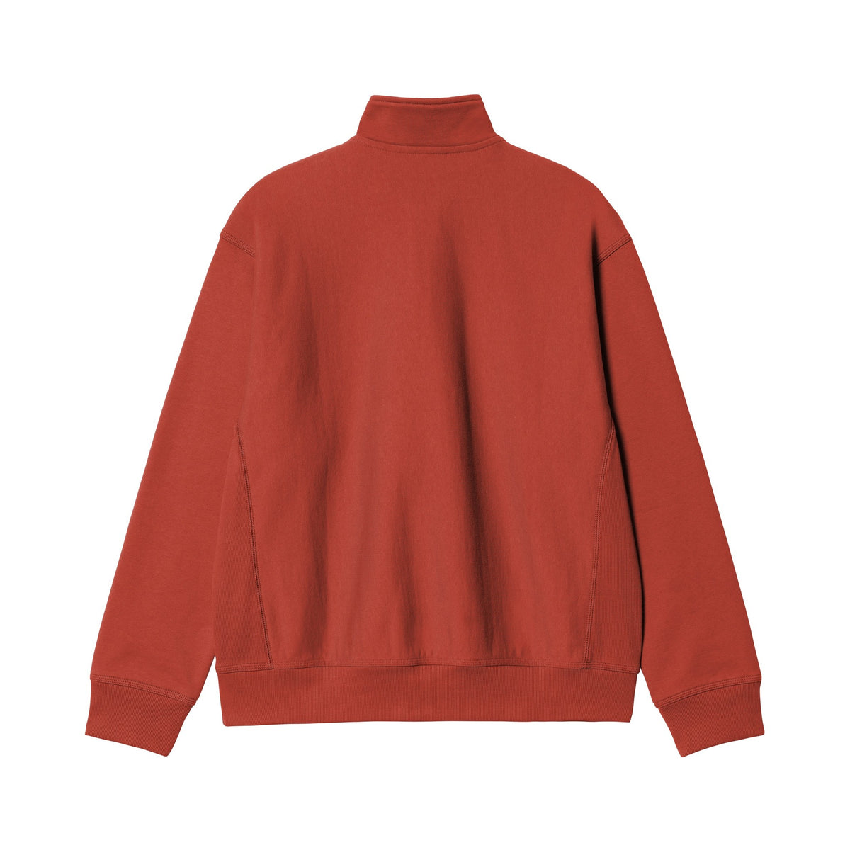 Carhartt WIP Half Zip American Script Sweatshirt Oxide Red
