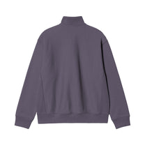 Carhartt WIP Half Zip American Script Sweatshirt Shady Purple