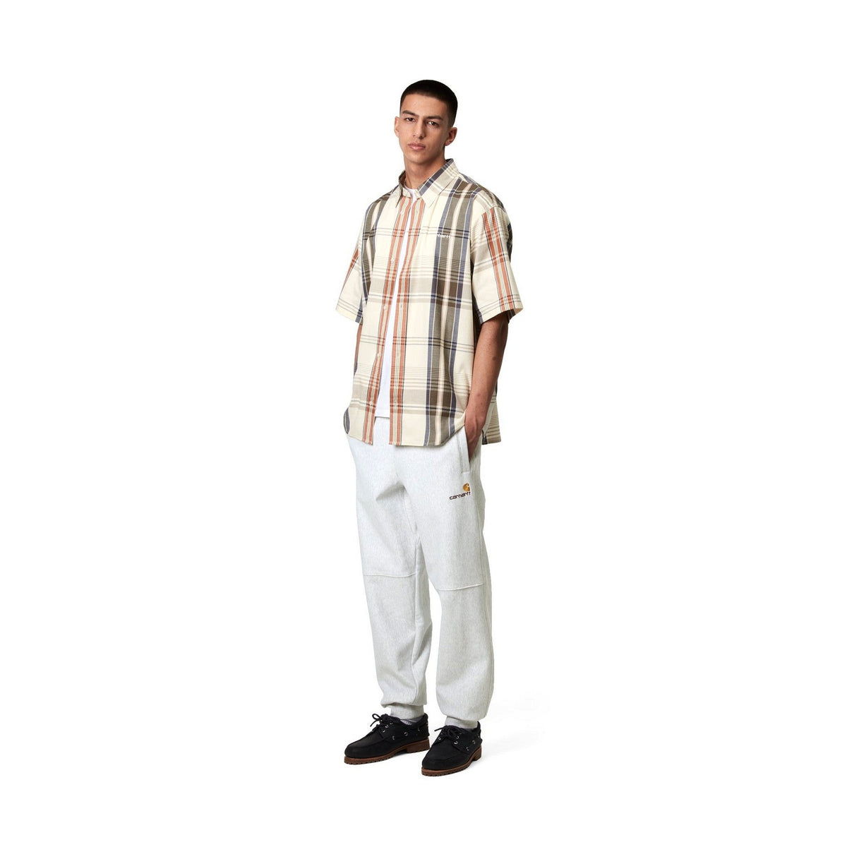 Carhartt WIP American Script Jogging Pant Ash Heather