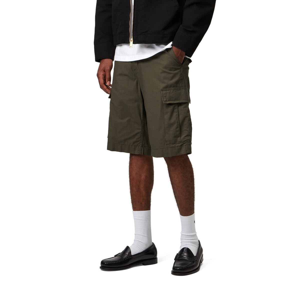 Carhartt WIP Regular Cargo Short Cypress, Rinsed
