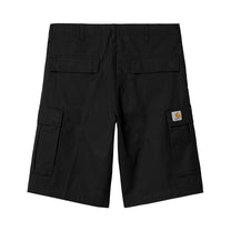 Carhartt WIP Regular Cargo Short Black, Rinsed