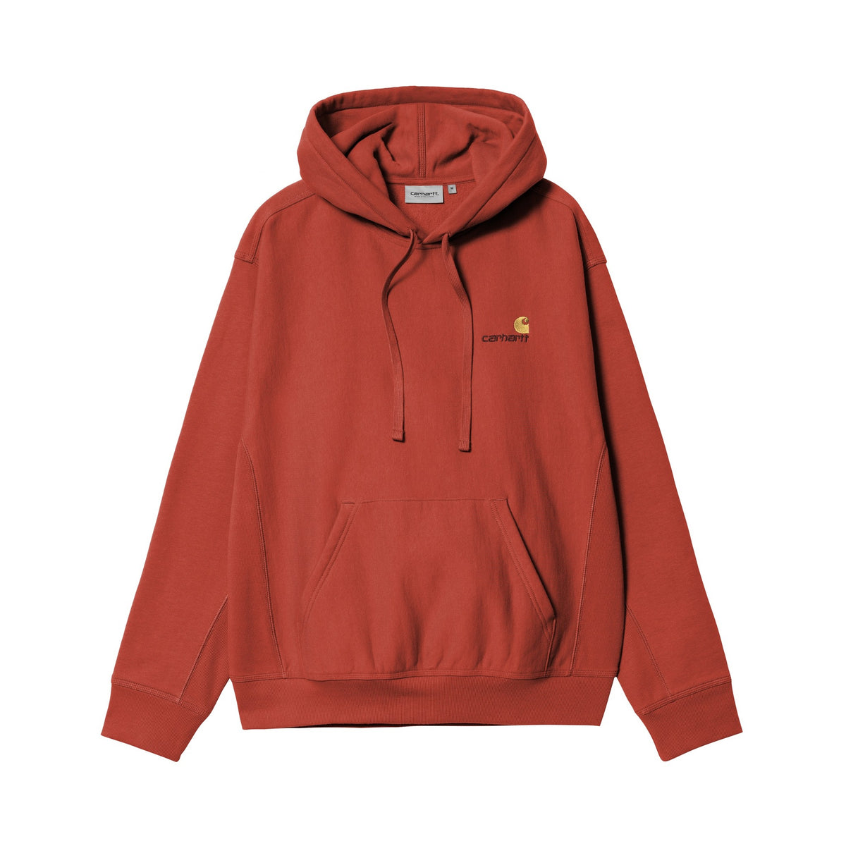 Carhartt WIP Hooded American Script Sweatshirt Oxide Red