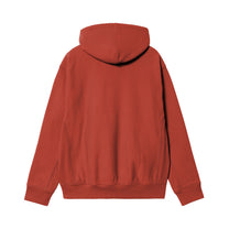 Carhartt WIP Hooded American Script Sweatshirt Oxide Red