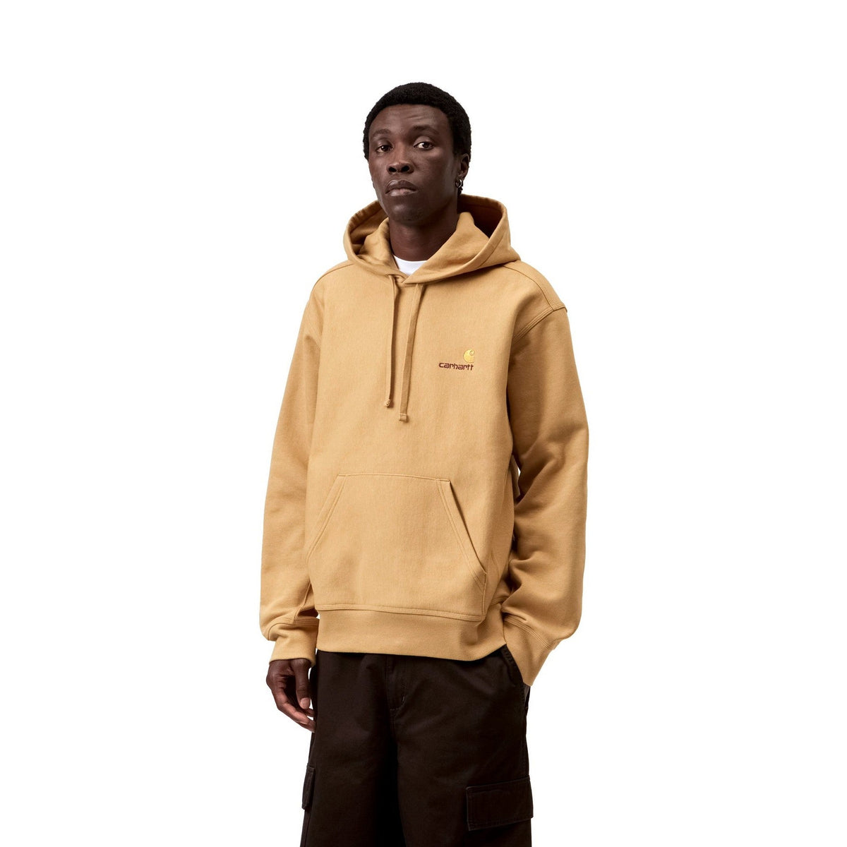 Carhartt WIP Hooded American Script Sweatshirt WIP Dusty H