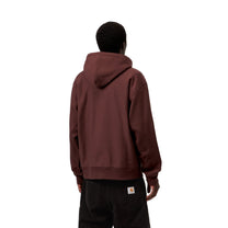 Carhartt WIP Hooded American Script Sweatshirt Amarone