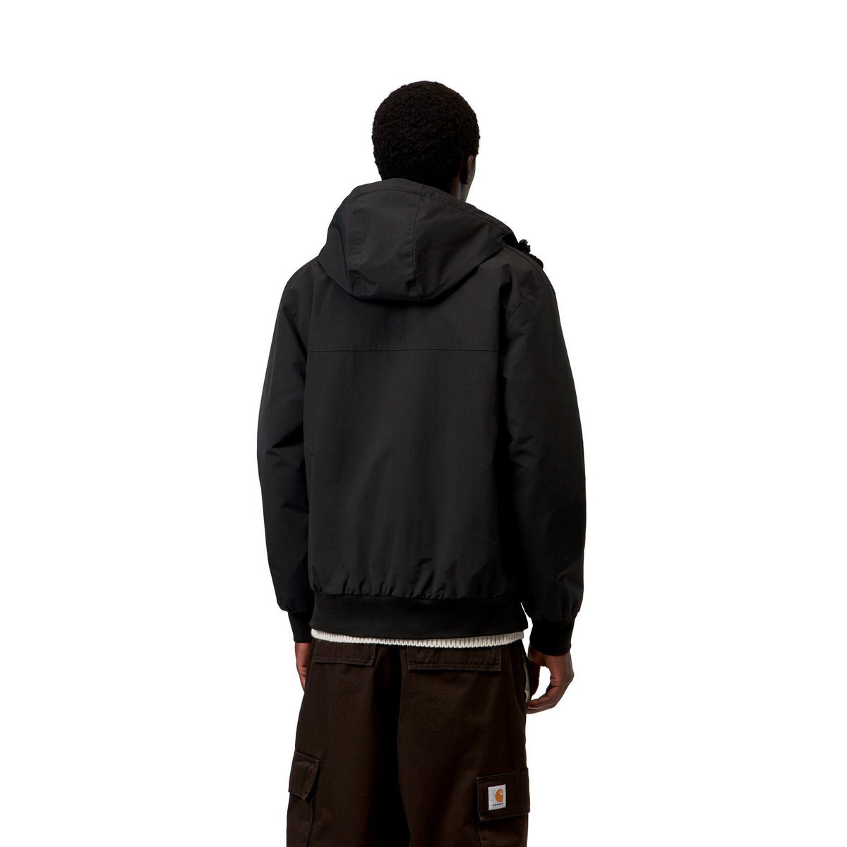 Carhartt WIP Hooded Sail Jacket Black / White