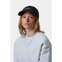 Carhartt WIP Canvas Script Cap Black / White