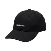 Carhartt WIP Canvas Script Cap Black / White