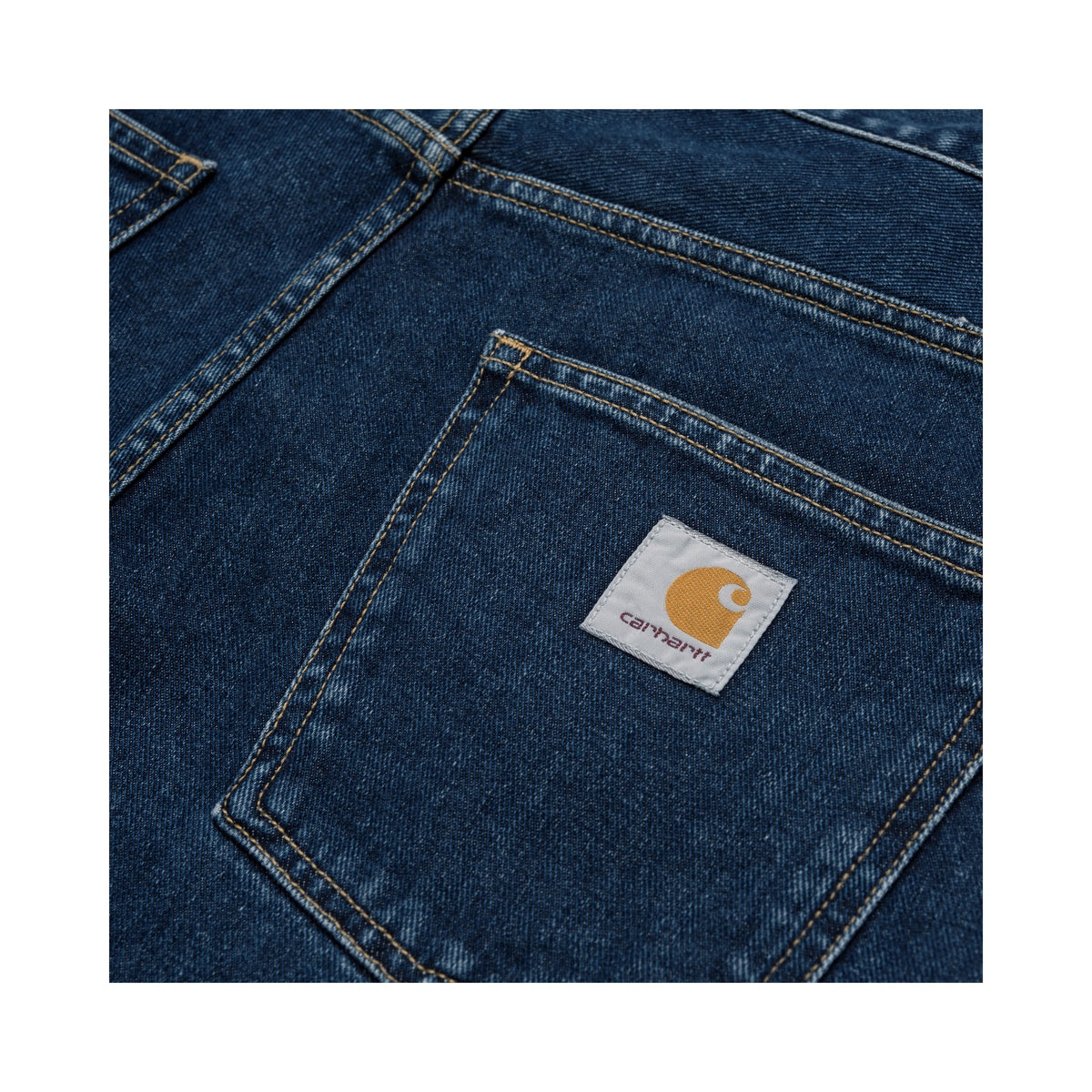 Carhartt WIP Newel Pant Blue, Stone washed