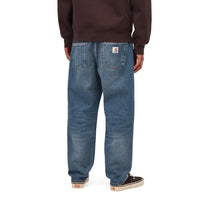Carhartt WIP Newel Pant Blue, Dark used wash