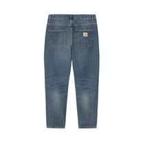 Carhartt WIP Newel Pant Blue, Dark used wash