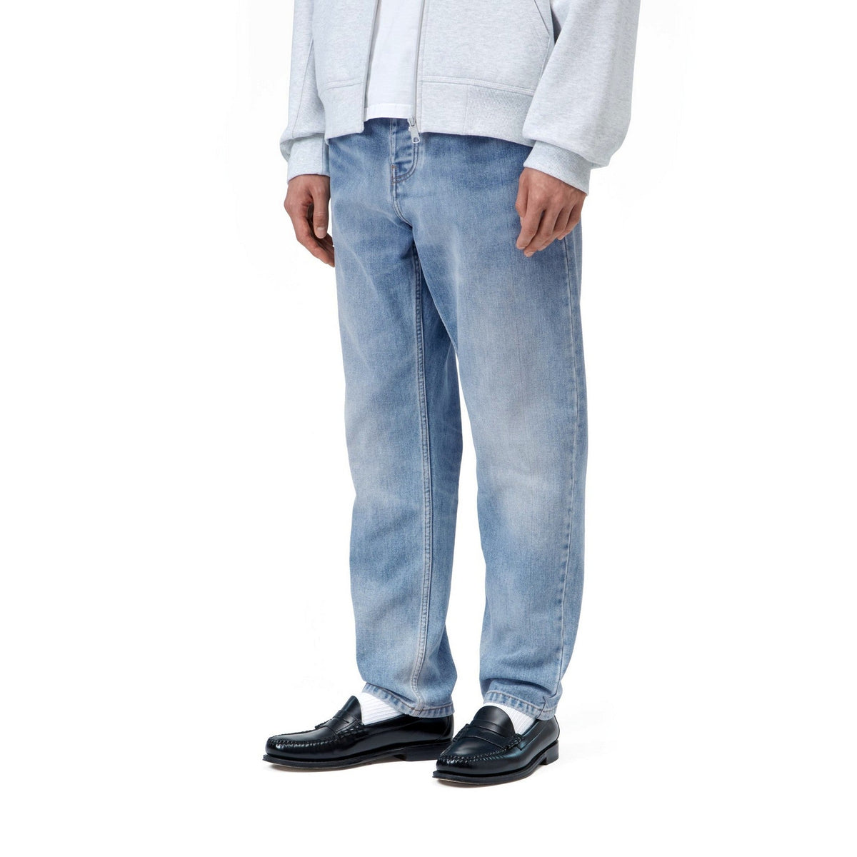 Carhartt WIP Newel Pant Blue, Light used wash