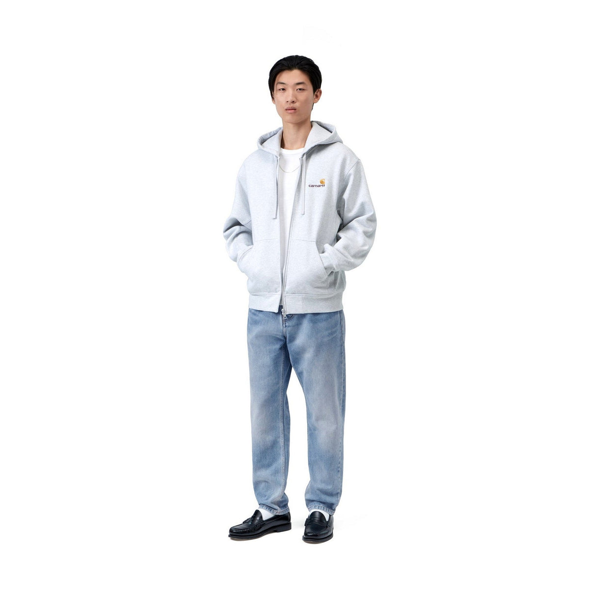 Carhartt WIP Newel Pant Blue, Light used wash