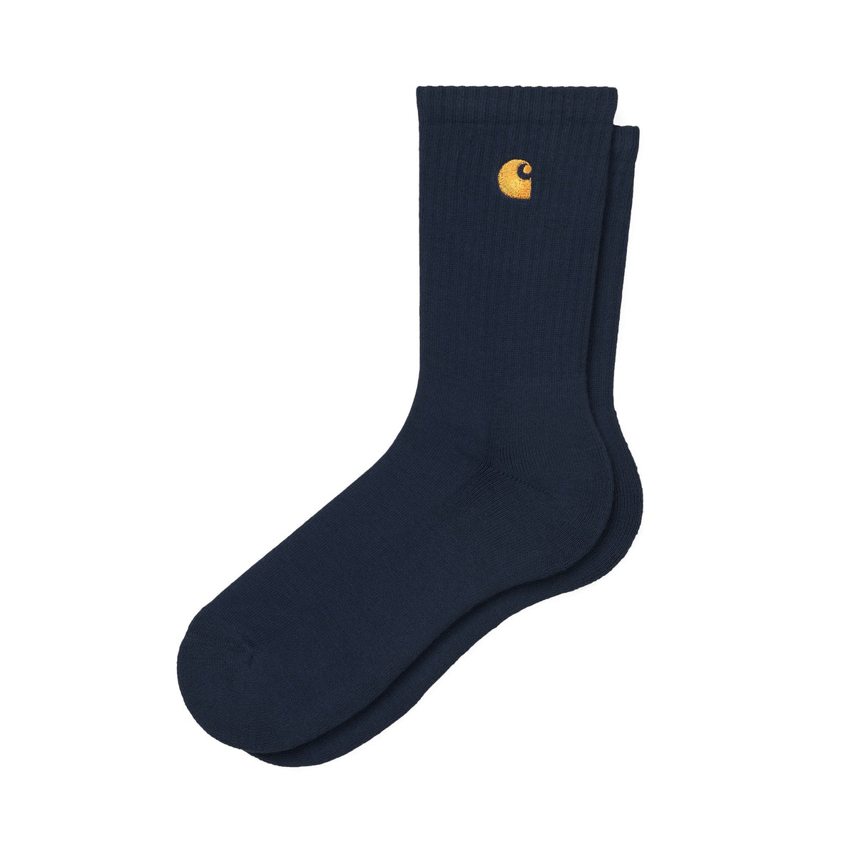 Carhartt WIP Chase Socks Cotton/Polyester/Lycra® Dark Navy / Gold