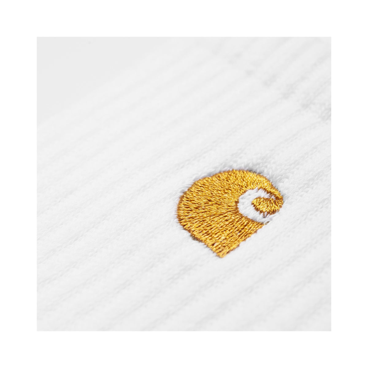 Carhartt WIP Chase Socks Cotton/Polyester/Lycra® White / Gold